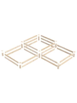 2-Tier Pine Raised Garden Bed, 4'x12' -Garden Shop 8612257 01v