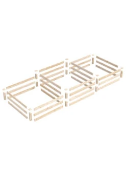 Tall 2-Tier Pine Raised Garden Bed, 4'x12' -Garden Shop 8612258 01v