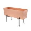 Achla Designs Copper Flower Box With Folding Stand 1 Achla Designs Copper Flower Box With Folding Stand -Garden Shop 8612914 02v achla designs copper flower box with folding stand