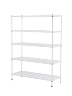 MeshWorks © 5 Tier Plant Shelving -Garden Shop 8613014 11v meshworks 5 tier plant shelf white