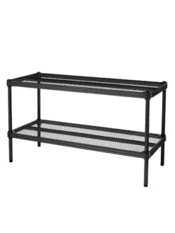 MeshWorks © Stacking Plant Shelves -Garden Shop 8613018 07v meshworks stacking plant shelves black