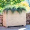 Self-Watering LavaStone® Modern Rectangle -Garden Shop 8613257 0156 self watering lavastone modern rectangle