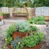 Birdies™ Corten Steel Tiered Round Raised Bed Kit, Tall -Garden Shop 8613287 0013 birdies corten steel tiered round raised bed kit tall