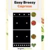 SeedSheets Organic Vegetable Garden, Easy Breezy Caprese, 4' X 8' -Garden Shop 8613295 03V 3 4 seedsheets organic vegetable garden easy breezy caprese 4 feet x 8 feet