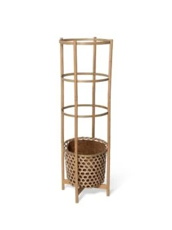 Elevated Bamboo Tomato Planter And Trellis -Garden Shop 8613502 4683 elevated bamboo tomato planter and trellis