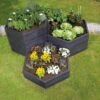 Modular Hexagon Raised Bed Kit, 21.5" -Garden Shop 8614244 04V