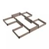 Terraced H-Shape Garden Bed -Garden Shop 8614260 01V 3 4 terraced h shape garden bed