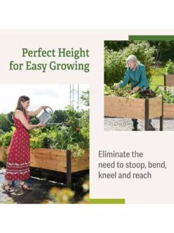 Elevated Planter Box, 2' X 8' -Garden Shop B00EOW8FHU raisedbed benefits